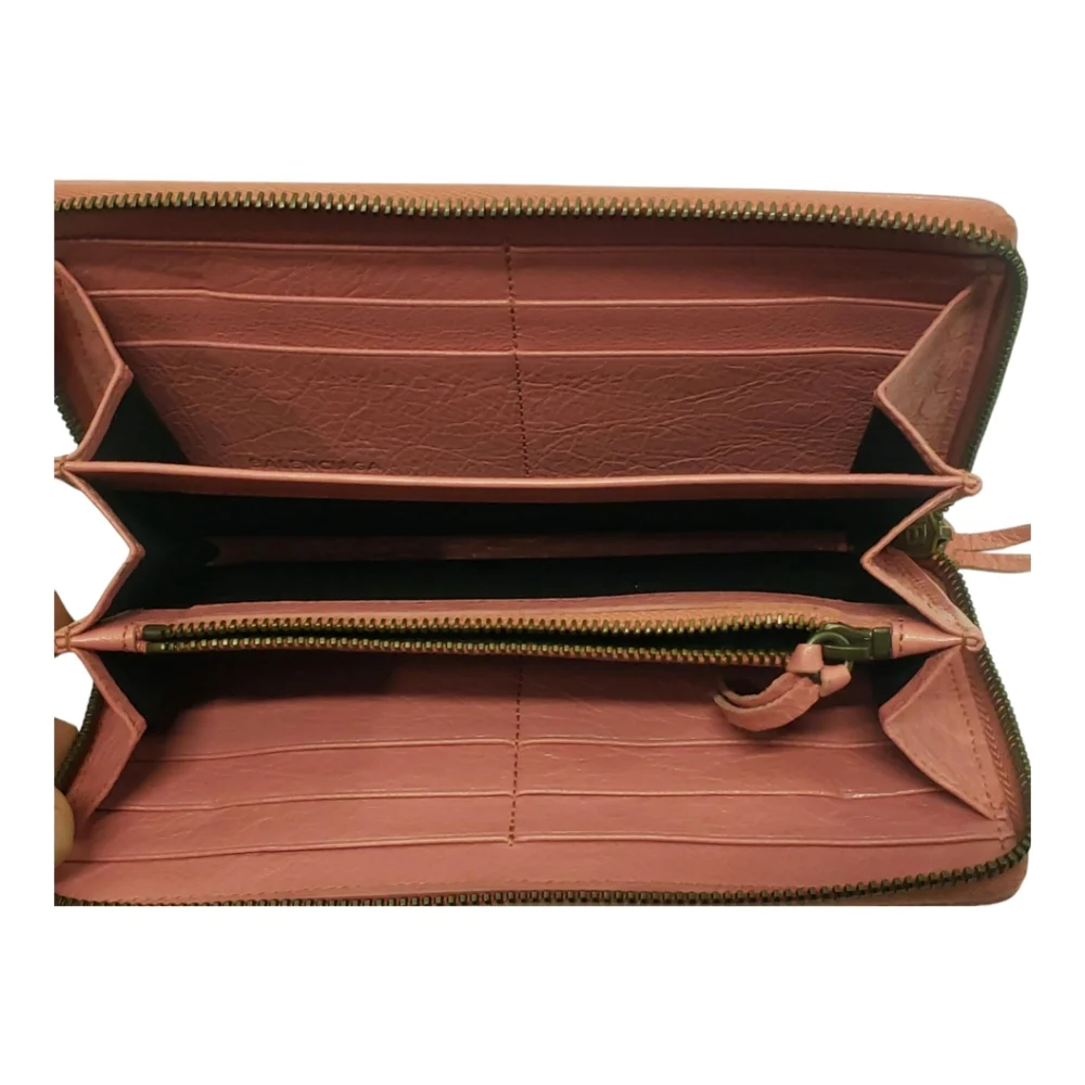 BALENCIAGA classic‎ continental wallet rose azalee